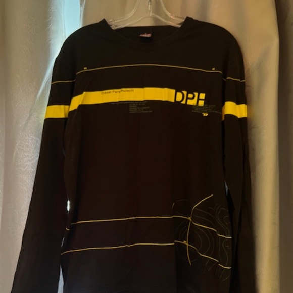 Diesel Parachute black & Yellow casual shirt - Picture 4 of 5